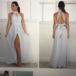 Light blue formal dress